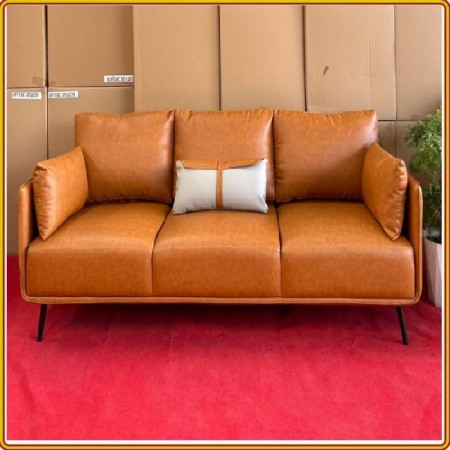 Home 01 - Anaranjado : Bộ Ghế Sofa Băng + Đôn Góc L - Màu Cam Đất